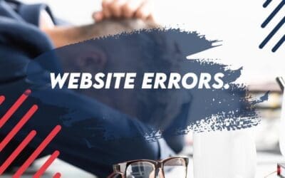Ten common website errors and how to avoid them.